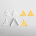 3D Weihnachtsmann Schneemann Ausstechformen Set mit Stempel zum Backen von Keksen - E0823-Weihnachts-3er-Set
