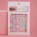 Multi-shape 3D nail and face gemstone stickers for colorful makeup and body art decoration - MX-52 Multi-color Mix