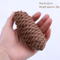 Piña natural de 8-12cm para decoración de árbol de Navidad, paquete individual - Torre de Escamas de Pescado 1 Pieza / 8-12cm