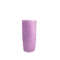 Lavender purple muffin cupcake liners with wavy edges in a stacked 50pcs bulk set - Solid Fuchsia