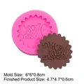 Stampo in silicone rosa con scritte Happy Birthday per fondant e cioccolato fai-da-te - Stile 2 Happy Birthday / Rosa