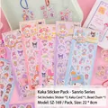 Sanrio Guka sticker set with acrylic charms and beads chain for DIY craft projects - SZ-169 Cartoon Merchandise Pack