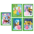Magic water drawing book set with Princess theme and reusable coloring pages - Single-line Thick Ice Princess Style (includes Pen + Opp Bag)