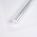 Waterproof transparent flower wrapping film roll with smooth reflective surface - Favorite OPP - White