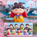 Coffret de 9 figurines de dames Tang chinoises avec 8 modèles et 1 édition cachée - 1 Pièce (Style aléatoire) / Servante de la Dynastie Tang