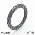 Vintage Punk Edelstahlring mit Schlangenhaut-Textur in Antik-Silber-Optik - US 8 / Vintage Silber Schlangenschuppen Textur (KR1088455-KFC)