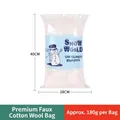 Coperta di neve artificiale 40x28cm per decorazione vetrine natalizie e scene - Sacchetto di Cotone 180g