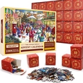 Calendrier de l'Avent Puzzle de Noël avec 1008 pièces et 24 boîtes pour cadeau de vacances - Style sd32 (70x50cm)