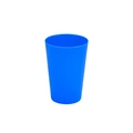 Stackable bright blue educational cup for toddlers made of smooth durable plastic material - 160ml / Blue