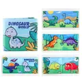 Dinosaur theme baby cloth book with colorful dinosaur illustrations for sensory learning - Dinosaur Theme