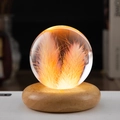 7cm Red Rabbit Tail Grass USB Plug-in