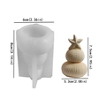 DIY starfish and sea urchin silicone mold for marine style scented candle making - Double Layer Urchin Starfish
