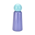Bouteille isotherme violette mate de 350ml avec bouchon sphérique bleu clair pour enfants - Bleu & Lavande