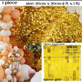 Mirror gold sequin wall panel 30x30cm for wedding and luxury party background decor - Gold
