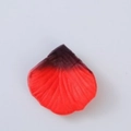 Artificial rose petals in red and black gradient non-woven fabric for wedding decor - Red and Black spots
