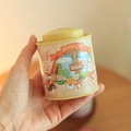 Lata de té amarilla con diseño de conejo Sweet Life para almacenaje y regalos - Panadería Amarillo