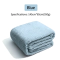 Absorbent light blue microfiber bath towel in 145x85cm size for swimming and fitness - 85*145CM / Sky Blue