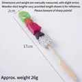 Realistic artificial fruit skewer model featuring mixed berries and kiwi for prop use - Kiwi Dragon Fruit Candied Fruit Skewer