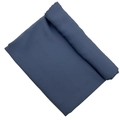 Blue satin chiffon pleated scarf folded elegantly on a white background for women - 180*70cm / Sky Blue (19#)