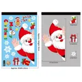 Christmas static glass sticker set with Santa Claus and gifts size 20x30cm - BQ378 Santa Claus