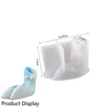 Abstract female body shape silicone mold for DIY resin art decor, size 16.2x5.6x11cm - No.3 Human Body Vase