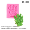 Pink coral silicone mold for sea themed fondant cake decorating and DIY baking craft - Style 6 (Coral) / Pink