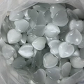 Bulk white heart-shaped cat eye stones with translucent finish in clear packaging - White Cat's Eye