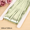 Light green metallic foil fringe curtain 1x2m for birthday party and wedding wall decor - 1*2m Light Green