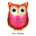Cartoon owl foil balloon for jungle theme parties, multicolor design, 45x54cm size - Owl
