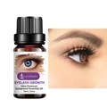 LurnaoQueen eyelash growth essential oil in 10ml amber glass bottle with dropper cap - Eyelash Thickening Compound Oil
