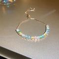 Bracelet-Gold-Colorful Square