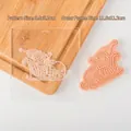 Santa Claus on sleigh acrylic cookie mold with 8.5x5.2cm pattern and orange press stamp - Santa on Sleigh - Stamp