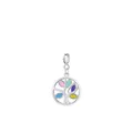 S925 sterling silver Tree of Life pendant with colorful enamel and spring ring clasp - 925 Silver / Silver
