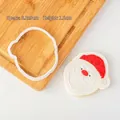 Tagliabiscotti Babbo Natale con dimensioni 8,3x9cm per dolci natalizi fatti in casa - Tagliabiscotti Babbo Natale / 8.3x9cm