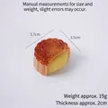 PVC Mondkuchen-Modell Spielzeug mit 3,7x3,5 cm Maßen und traditionellem Blumenmuster - Vanillefüllung (Wort: Beautiful Flowers Full Moon)
