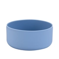 Blue thick silicone anti-slip protective boot for wide mouth water bottle base - Haze Blue