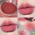 Matte lip and cheek mud in shade 05, smoky pink finish with velvet texture - 05# Afterglow Smokey Pink