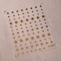 Autocollants dorés métallisés en forme d'étoile pour manucure DIY de modèle M-054 - Style Étoile à Cinq Branches (M-054)
