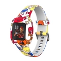 GarminFit JR3 Silikon-Armband mit bunten Mr. Men Little Miss Cartoon-Motiven für Kinder - Cartoon Muster
