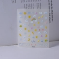 5D-geprägte Nagelaufkleber mit bunten Regenbögen und Wolken, Modell TS-096 - Wetter- und Sternenhimmel-Thema (TS-096)