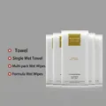 Confezione singola di salviette umidificate M30 in microfibra 230mm x 230mm per hotel - Standard Bianco (M30) / 230mm*230mm