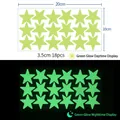 Glow in the dark 18-piece 3.5cm star wall stickers set for bedroom switch decoration - YG214 / 18 Stars (3.5cm)