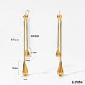 Goldohrringe D3085