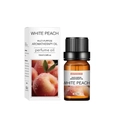White Peach multipurpose aromatherapy oil in a 10ml amber glass dropper bottle - White Peach