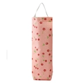Rosa Küchen-Hängetasche mit Kirschmuster zur Organisation von Einkaufstüten - Kirsch-Stil / Rosa