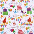80g coated paper birthday gift wrap with colorful letters and party elements - Colorful Bunting
