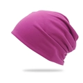 Χειμερινός σκούφος beanie σε ροζ μωβ μαλακό πλεκτό ύφασμα για προστασία εξωτερικού χώρου - Λεπτό Στυλ / Μωβ