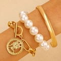 Gold - Pearl Gold Coin Layered Style