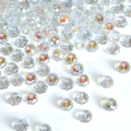 Faceted Aurora iridescent glass crystal beads with hole for DIY jewelry making - Light of Heaven