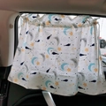Car window sunshade with cartoon moon and star pattern for baby protection - Moon Constellation